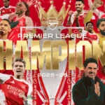 Arsenal are Premier League champions for the first time in 22 years after Manchester City dropped points at Bournemouth, sealing Mikel Arteta’s breakthrough title triumph.