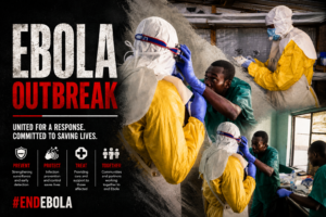 Health workers conduct Ebola screening and awareness checks in eastern Democratic Republic of Congo amid a widening outbreak.