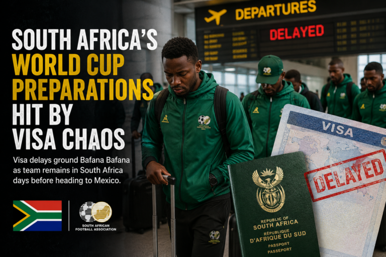 South Africa football hit with visa choas
