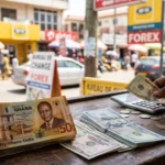 Ghana cedi stability seen at Accra forex exchange booth