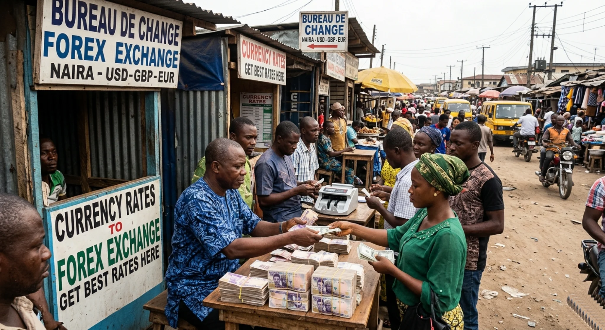 Nigeria currency reforms impact naira exchange market in Lagos