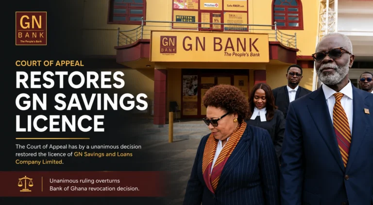 N Savings licence revocation ruling involving Dr Papa Kwesi Nduom at Ghana’s Court of Appeal.