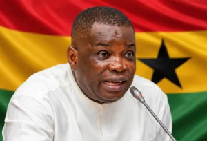 Ghana’s Minister for Roads and Highways, Kwame Governs Agbodza .
