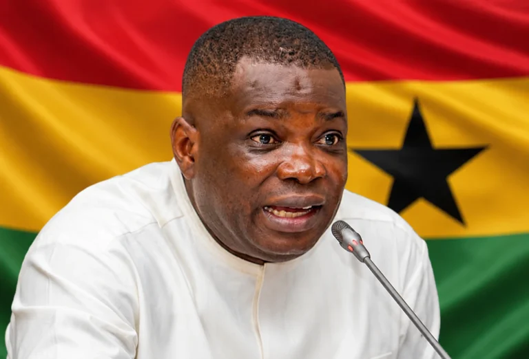 Ghana’s Minister for Roads and Highways, Kwame Governs Agbodza .