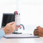 Man consulting with a specialist