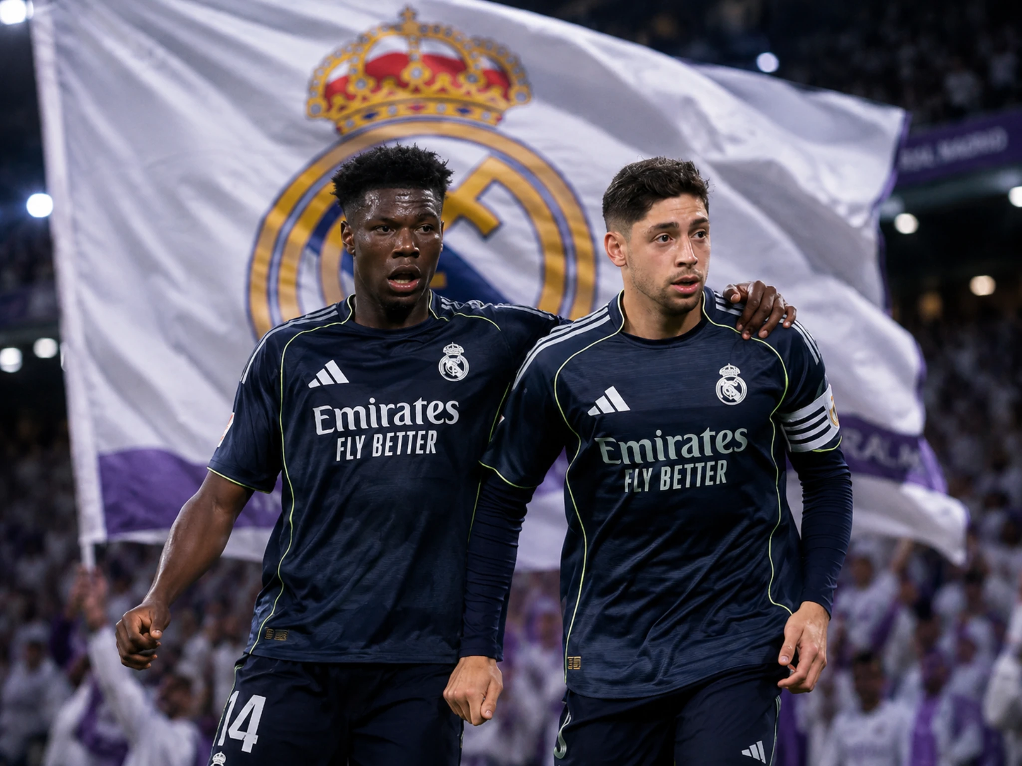 Real Madrid training ground fight Valverde Tchouameni players