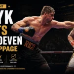 Rico Verhoeven reacts after losing to Oleksandr Usyk in heavyweight boxing match in Egypt.