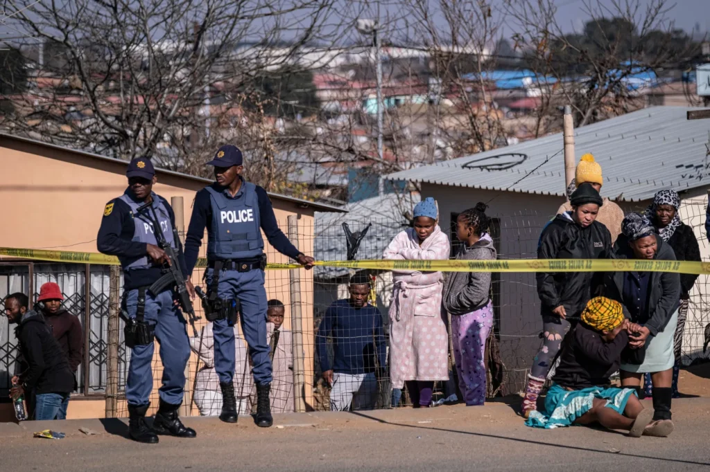 Manhunt Under Way After 12 Killed in Mass Shooting Near Johannesburg