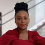 Chimamanda Ngozi Adichie during a public appearance.