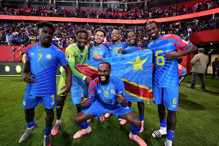 DR Congo national football team training before the 2026 FIFA World Cup.