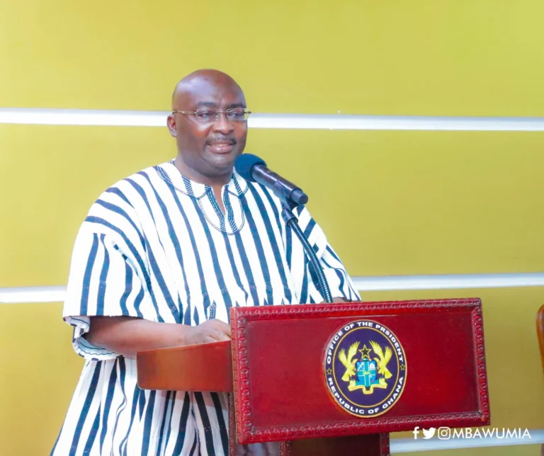 Former Vice-President Dr Mahamudu Bawumia congratulates the newly elected leadership of the Christian Council of Ghana.