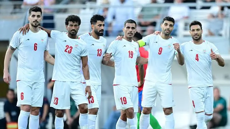 Iran’s national soccer team players