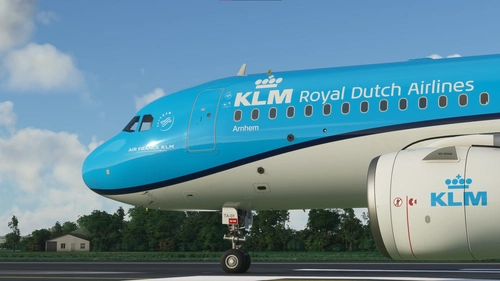 KLM Boeing 777 aircraft operating the Accra to Amsterdam route.