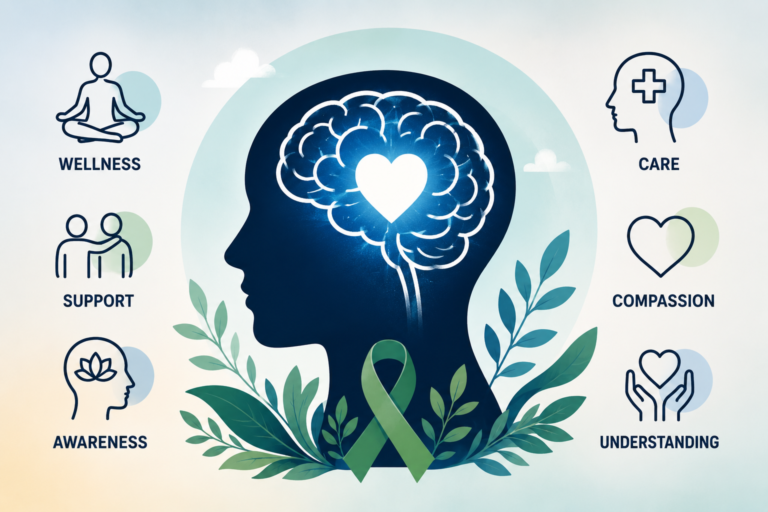 Mental health diagram