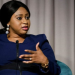 Sarah Adwoa Safo speaking during a public event.