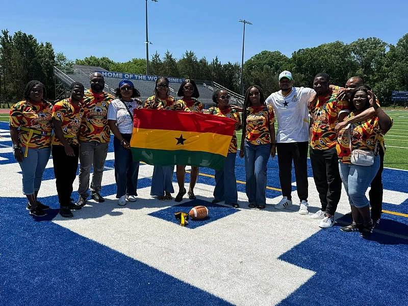 GFAF MEMBERS IN BLACK STARS AND GFAF JERSEYS