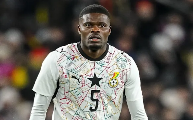 Thomas Partey during international duty with Ghana as coach Carlos Queiroz defends his selection for the national team.