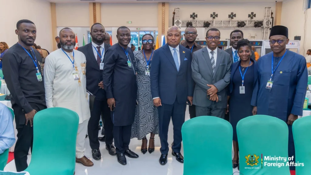 Samuel Okudzeto Ablakwa with ECOWAS Council of Ministers