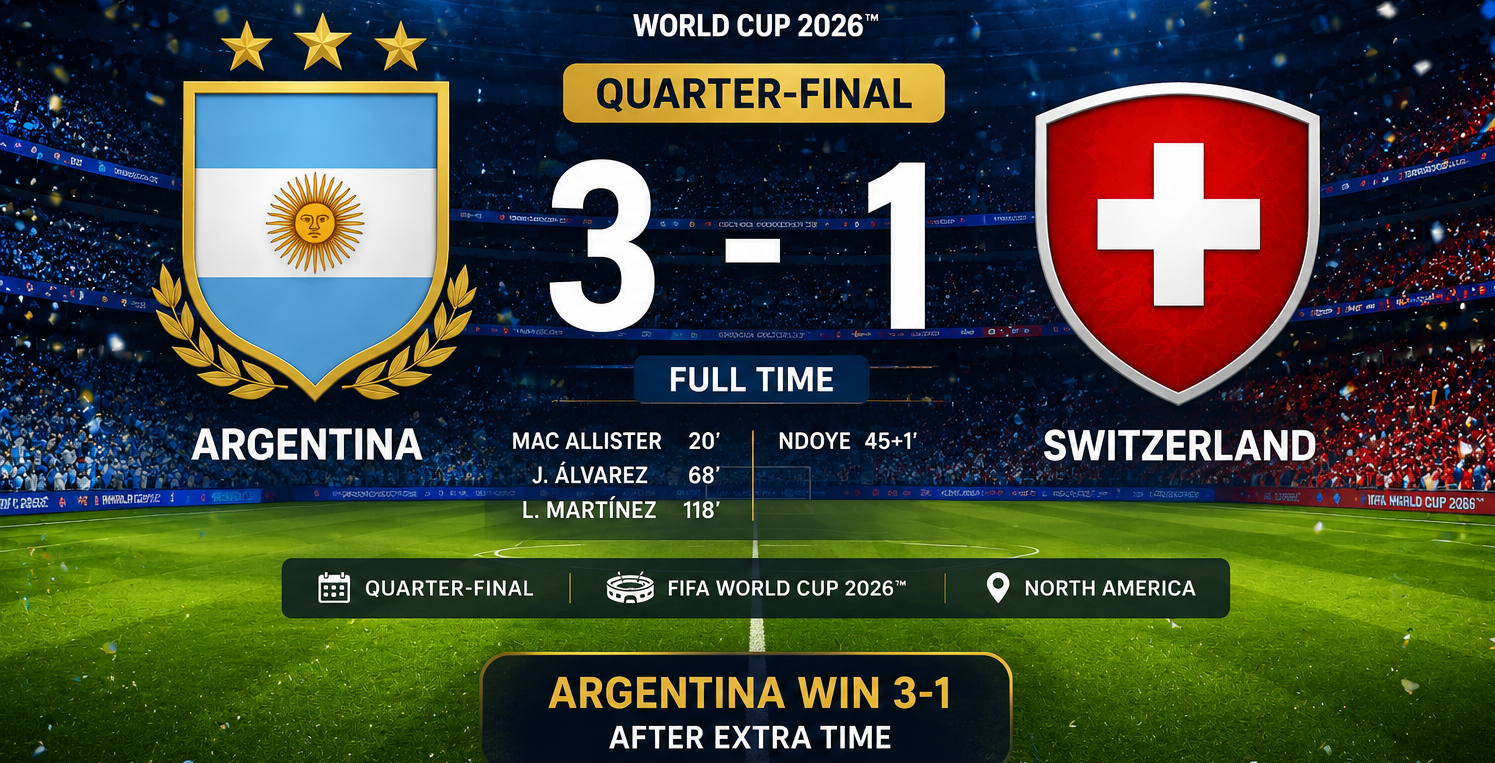 Lionel Messi helps Argentina