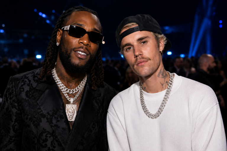 Burna Boy and Justin Bieber