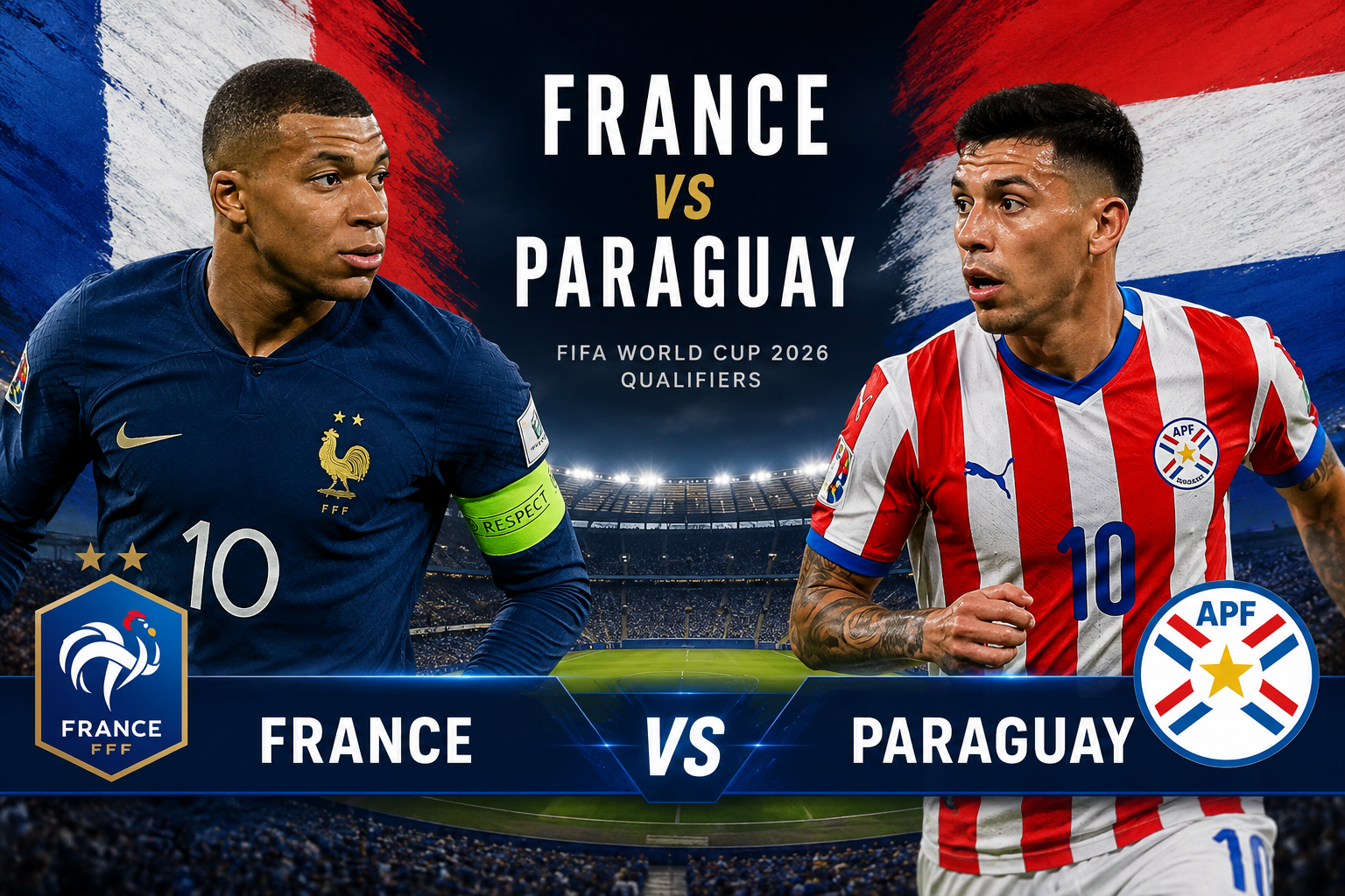 France vs Paraguay