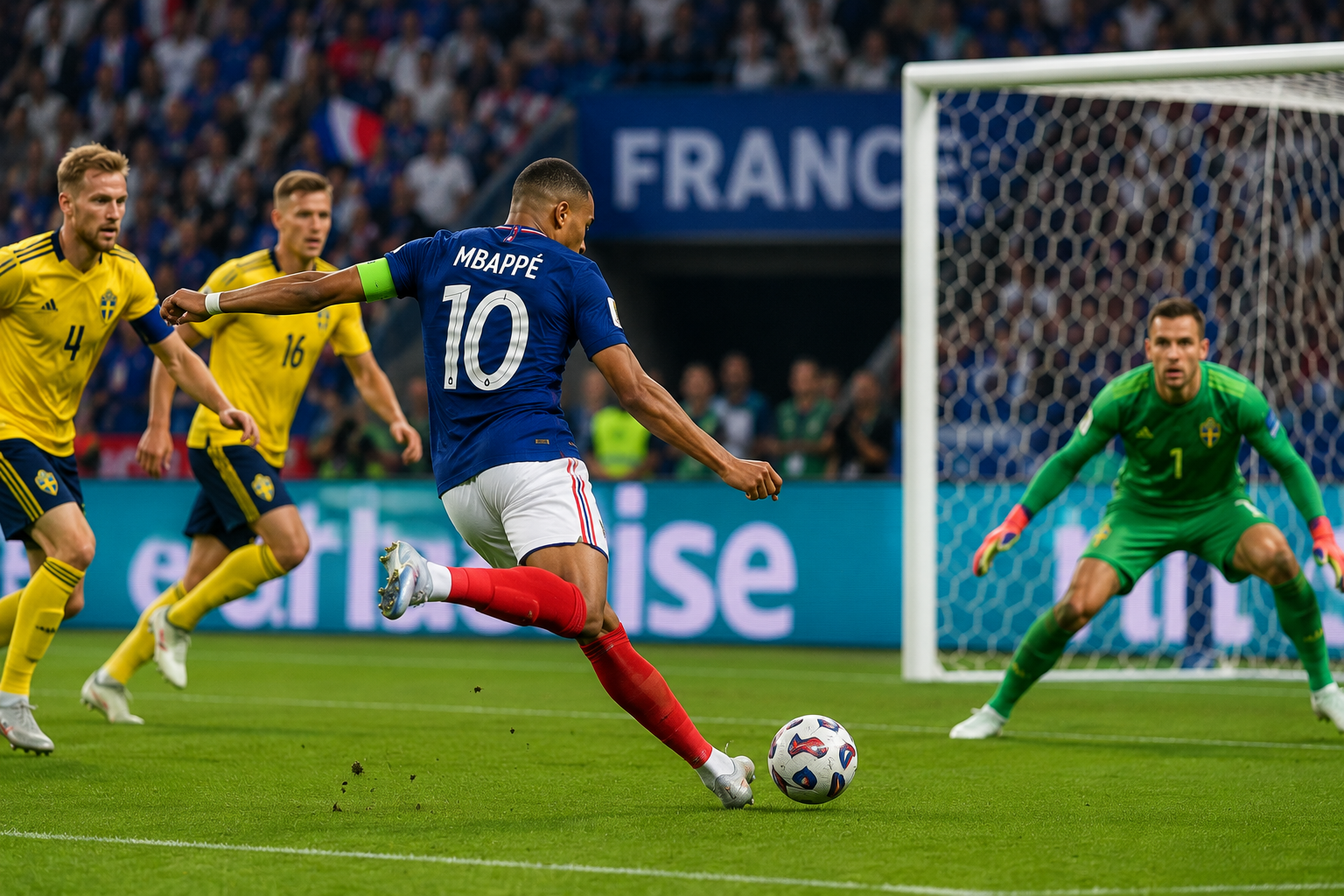 MPAPPE SCORING AGAINST SWEDEN