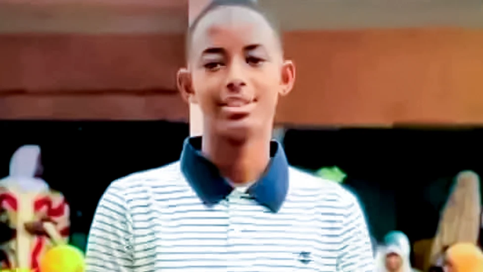 Portrait of Guinean student Mamadou Djouma Bah.