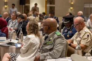 African government and security officials attending the Africa Shield 2026 workshop in Tunisia.