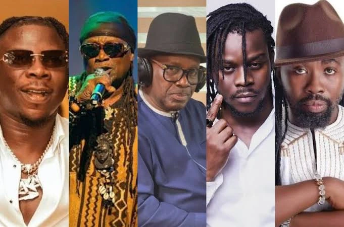 Official promotional artwork announcing the Highlife to the World campaign in Barcelona, featuring Stonebwoy and branding for the Black Star Experience 2027 initiative.