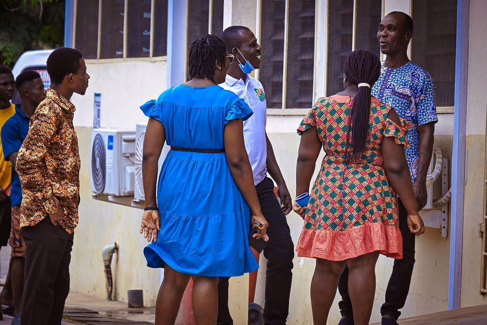 Eastern Region: Medical personnel prepare to receive casualties after a road accident on the Odumase–Asesewa Road.