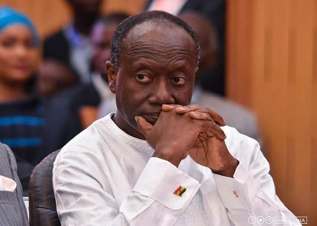 Former Ghana Finance Minister Ken Ofori-Atta during a public event amid calls for his return to Ghana.