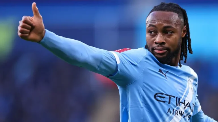 Ghana international Antoine Semenyo in action for Manchester City against Bournemouth