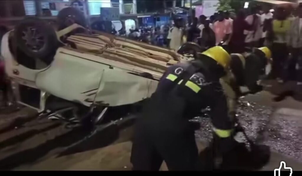 Two killed, five injured in Assin Fosu crash involving MMT bus Nukunya