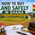 Checks to complete when buying land