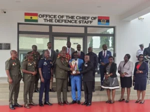 Democracy Cup Trophy Tour Reaches Chief of Defence Staff