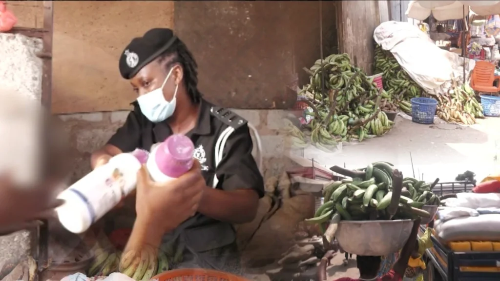 Police arrest woman over fruit-ripening chemicals at Madina Market Nukunya