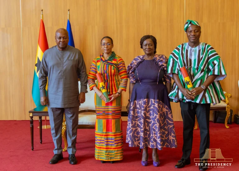 Mahama swears in Ayariga, Zanetor with accountability charge