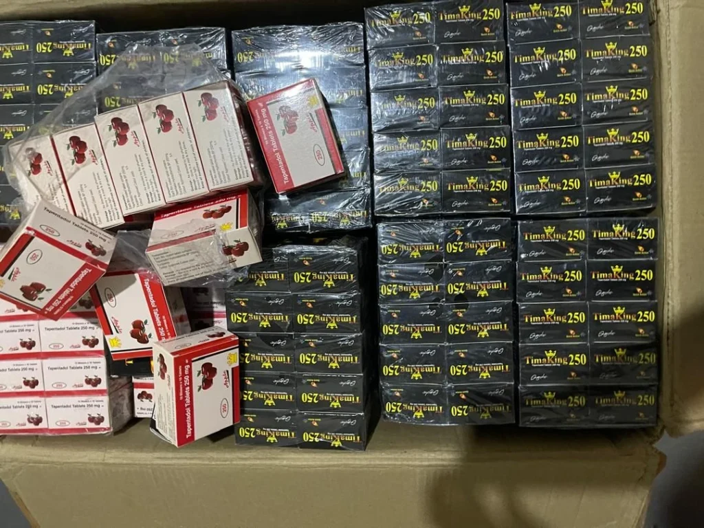 Police seize 500 cartons of Tramadol at Widana Nukunya