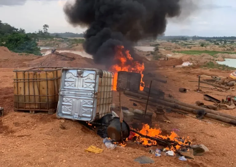17 Excavators Seized in NAIMOS Operation at Subin-Akwaboso