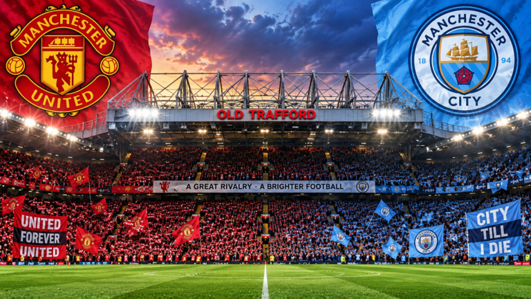 Manchester United host Manchester City at Old Trafford in the first Manchester derby of the 2026-27 Premier League season.