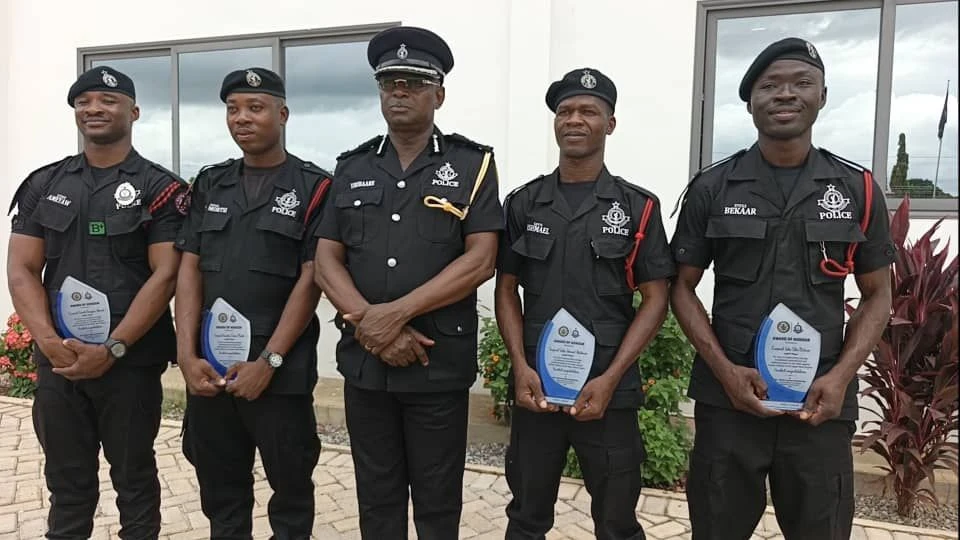 Four Police Officers Honoured for Busting Robbery Gang in Wa