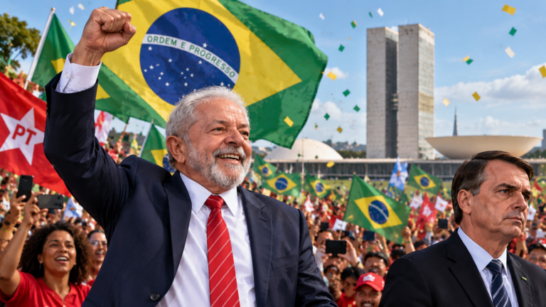 Lula celebrates Brazil election victory after winning fourth presidential term