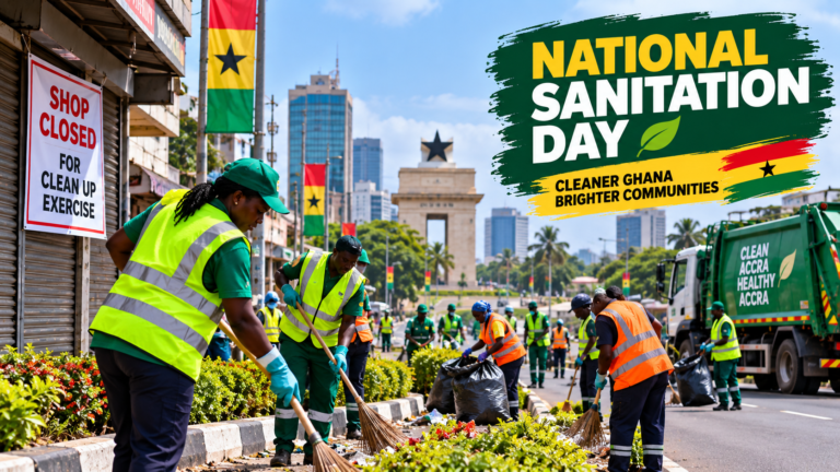 Accra National Sanitation Day Cleanup