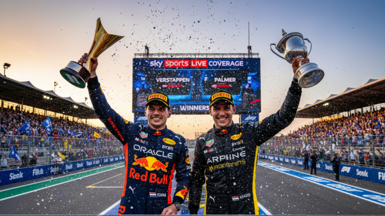 Sky Sports Live Coverage: Verstappen and Palmer Win Nukunya