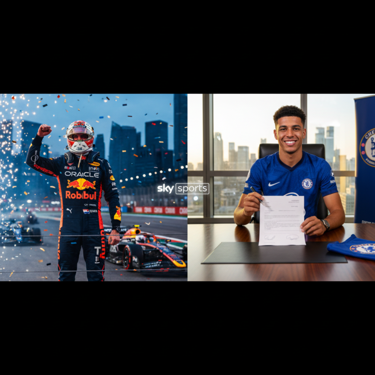 Max Verstappen Wins Singapore Sprint and Cole Palmer Extends Chelsea Stay: Sky Sports Week Nukunya
